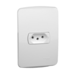 Conjunto Tomada Br 2p+t 10a 250v Branco, Schneider Electric, S3b60340